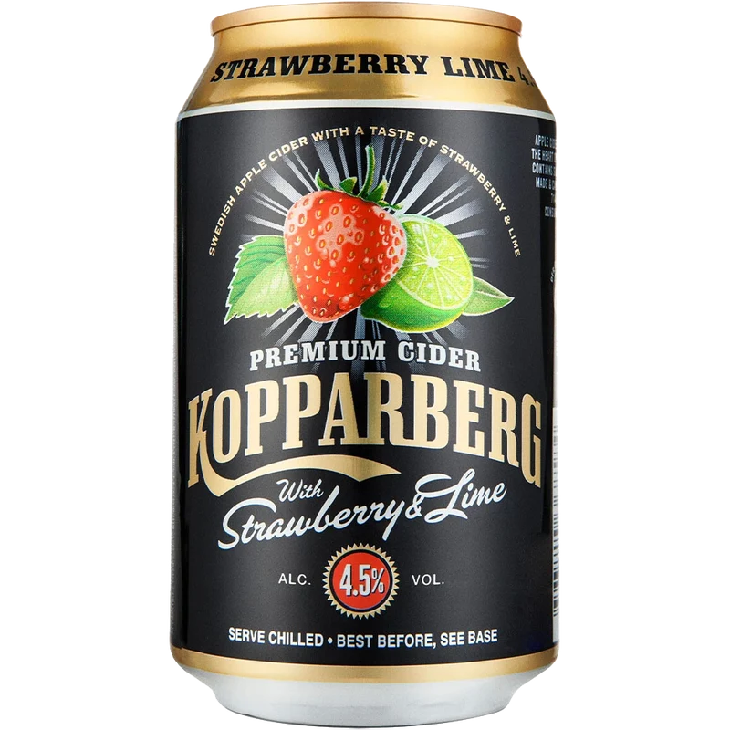 Kopparberg Strawberry & Lime 4.5% 24x0,33L Dose zzgl. DPG Pfand