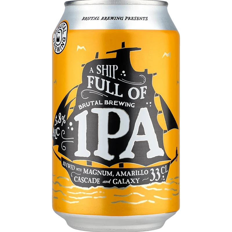 Brutal Brewing A Ship full of IPA 24x0,33L Dose zzgl. DPG Pfand