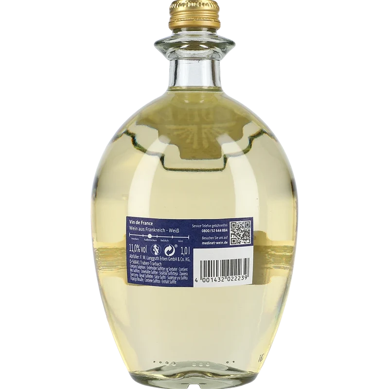 Medinet Blanc 10.5 % 1L FL
