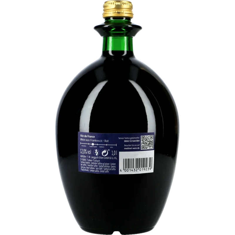 Medinet Rouge 12 % 1L FL