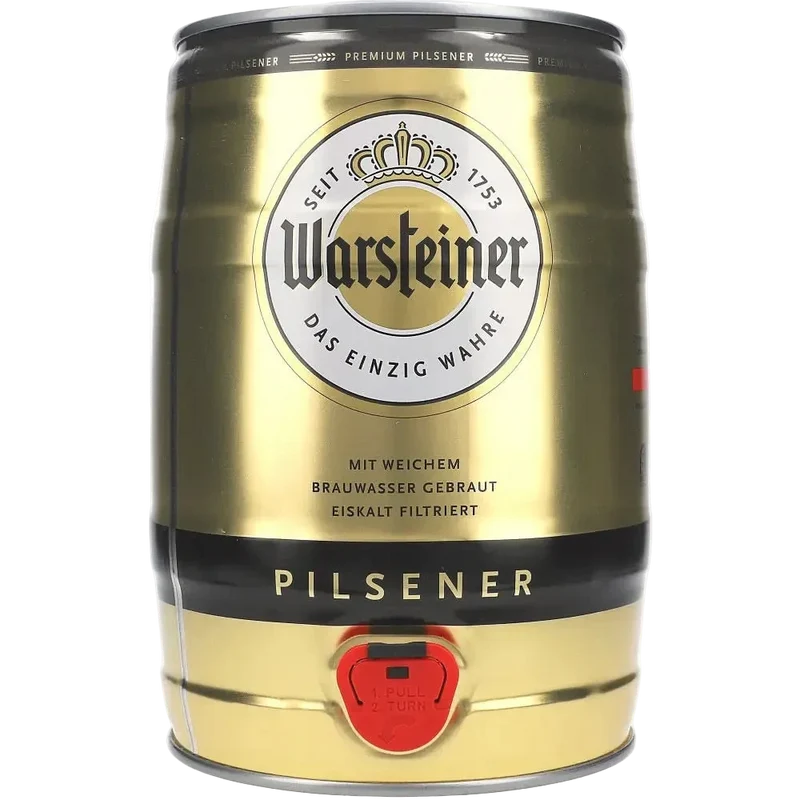 Warsteiner Pilsener 4.8 % 5L FASS