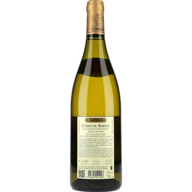 E. Guigal Côtes Du Rhône Blanc 13.5 % 0,75L FL