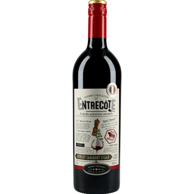 Entrecôte Merlot Cabernet Sauvignon 14 % 0,75L FL