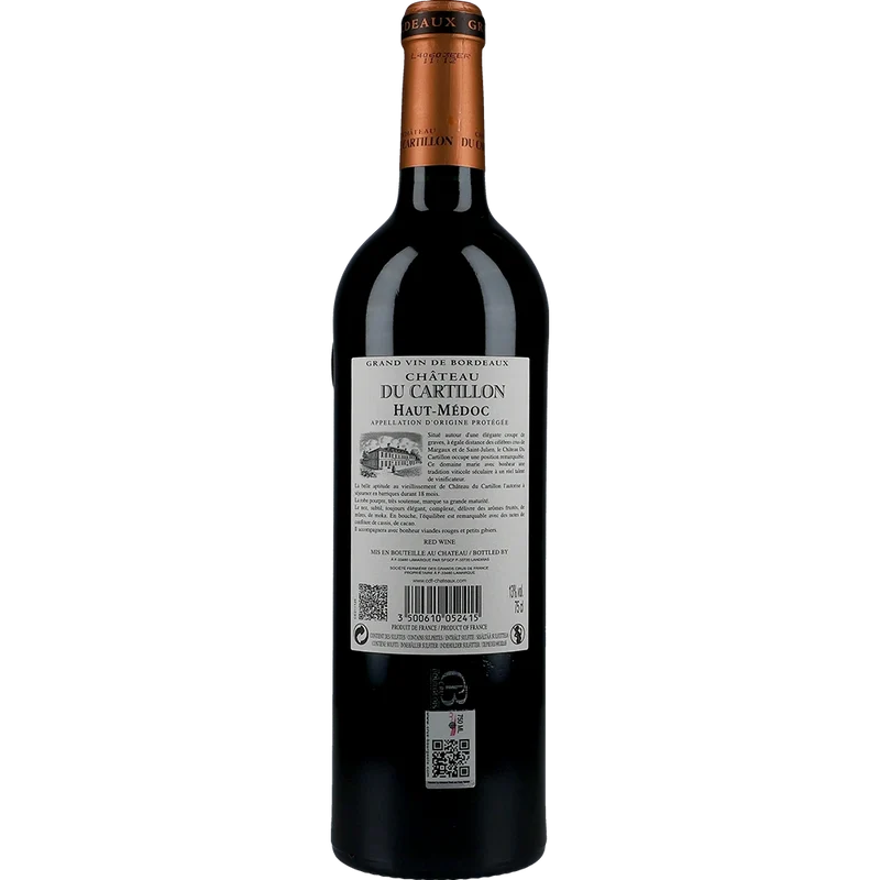 Château du Cartillon Cru Bourgeois Supérieur Haut-Médoc 12.5 % 0,75L FL
