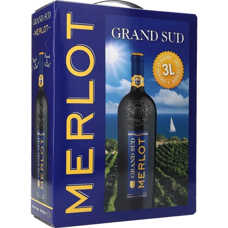 Grand Sud Merlot 12.5 % 3L BIB