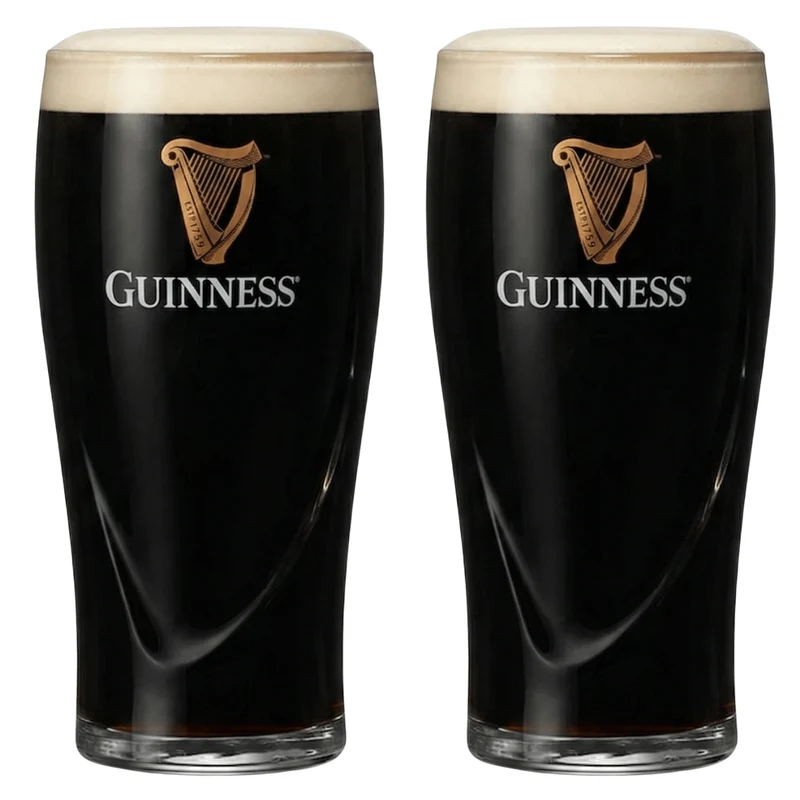 Guinness Biergläser Pint 500 ml - 2 Stück