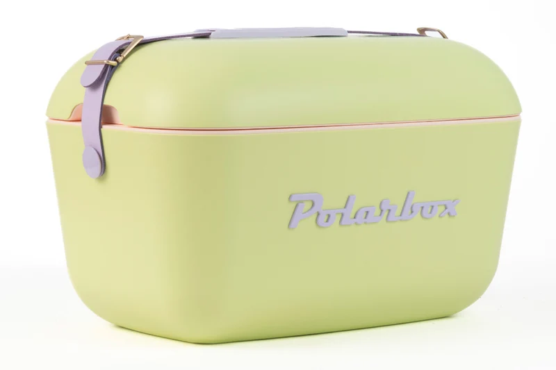 Polarbox Kühlbox mit Schultergurt - Lime Lilac - 12 Liter