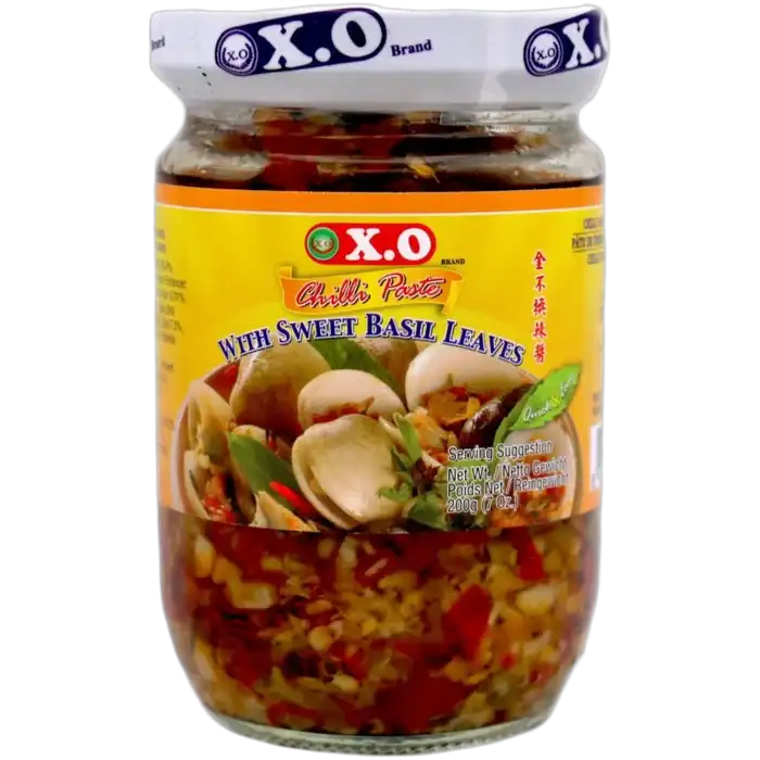X.O Chilli Paste with Sweet Basil Leaves 200G