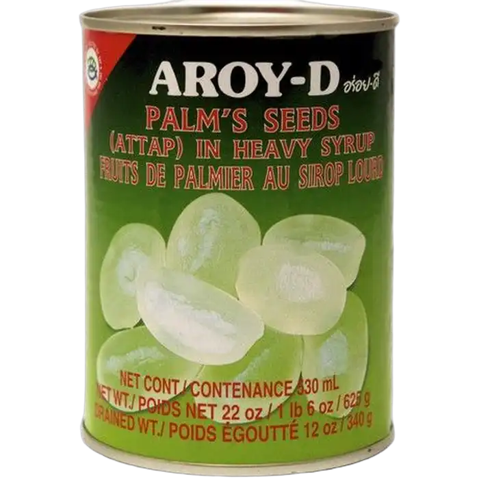 AROY-D Palm's Seeds Attap Palmsamen in Sirup 625G