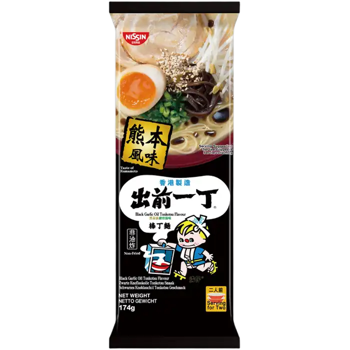 NISSIN Demae Ramen Garlic Tonkotsu Flavor 174G