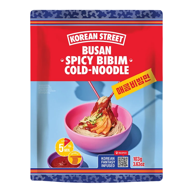 KOREAN STREET Bibim Cold Noodle Busan Spicy 162,5G