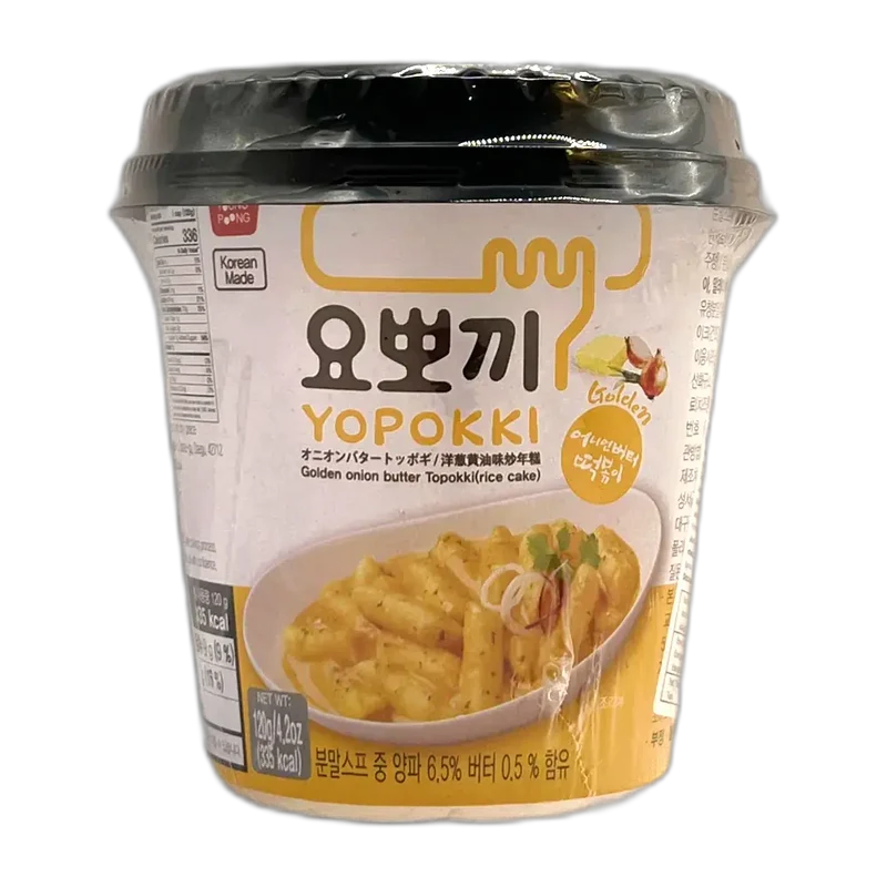 YOPOKKI Ricecake Cup Golden Onion Butter 120G
