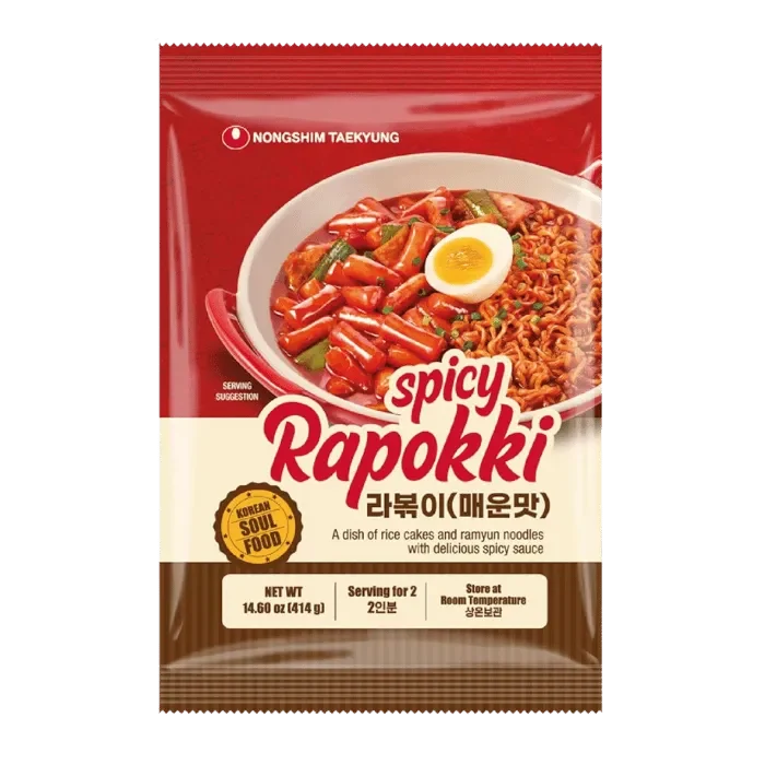 NONGSHIM Tteokbokki Mit Ramyun Spicy Rabokki 414G