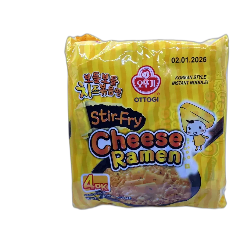 OTTOGI Cheese Ramen Stir- Fry Multipack 4x120G