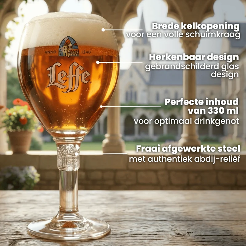 Leffe Bierglas 330 ml - 4 Stück