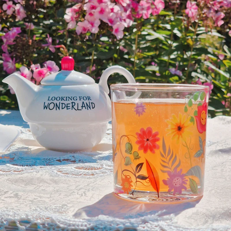 Alice im Wunderland - Flower Gläser 2er Set