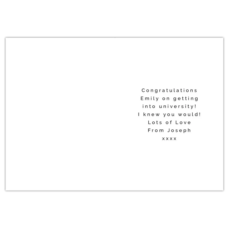 Personalised Clever Clogs Card