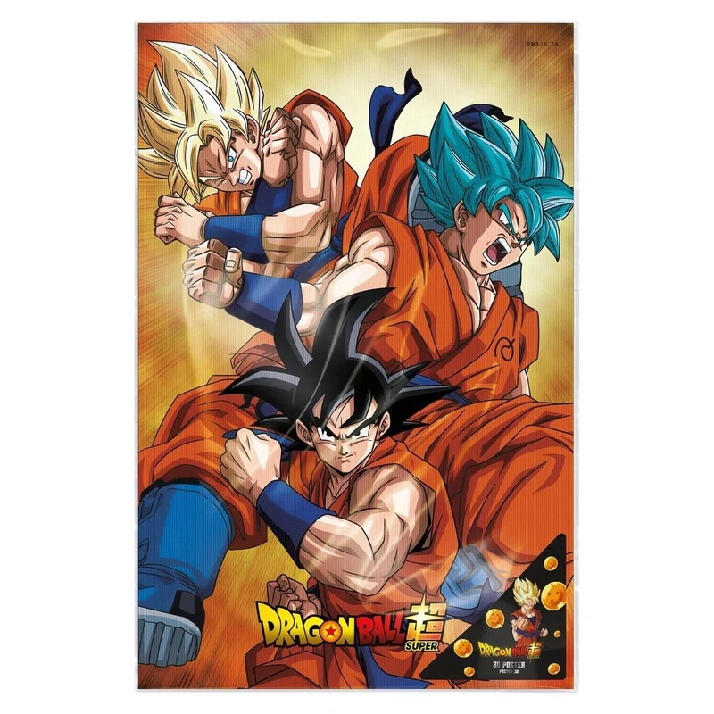 Dragon Ball Super 3D Poster Champa Goku 38 x 58 cm