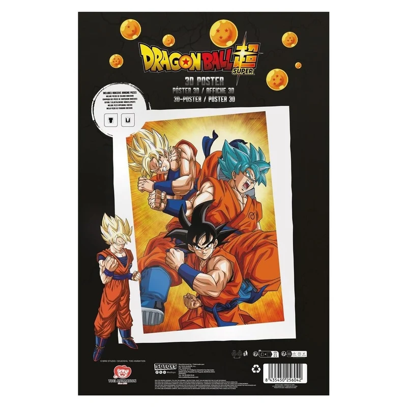 Dragon Ball Super 3D Poster Champa Goku 38 x 58 cm