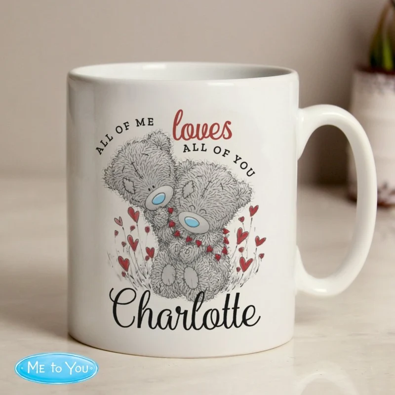 Personalised Me To You Valentine Mug