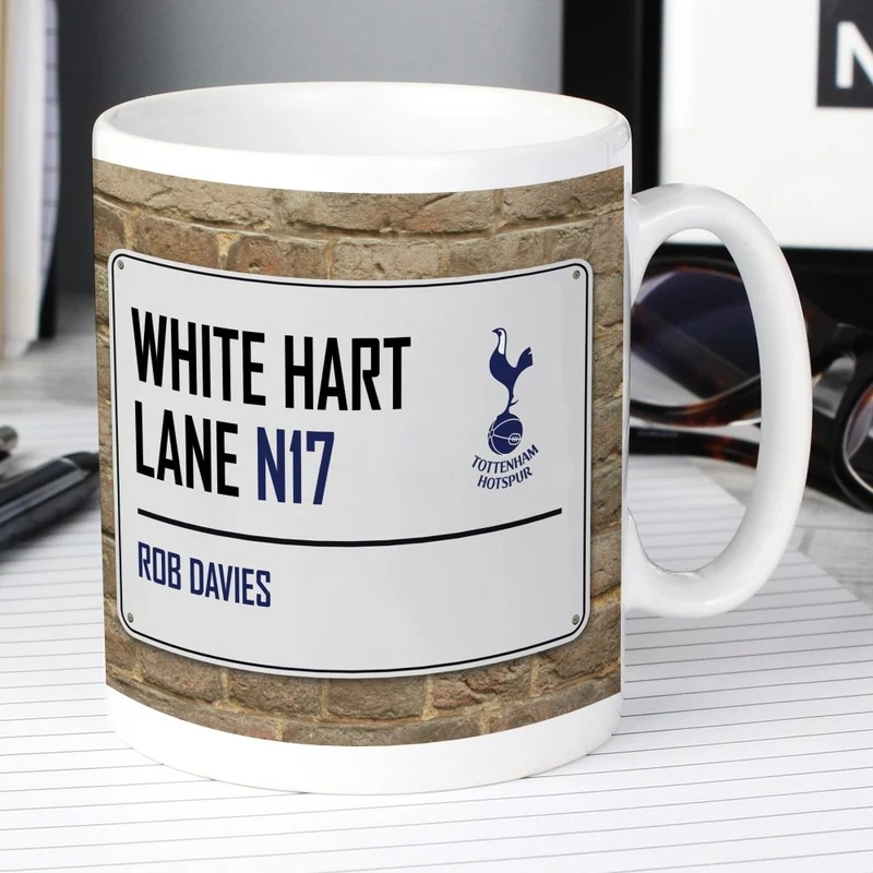 Tottenham Hotspur Street Sign Mug