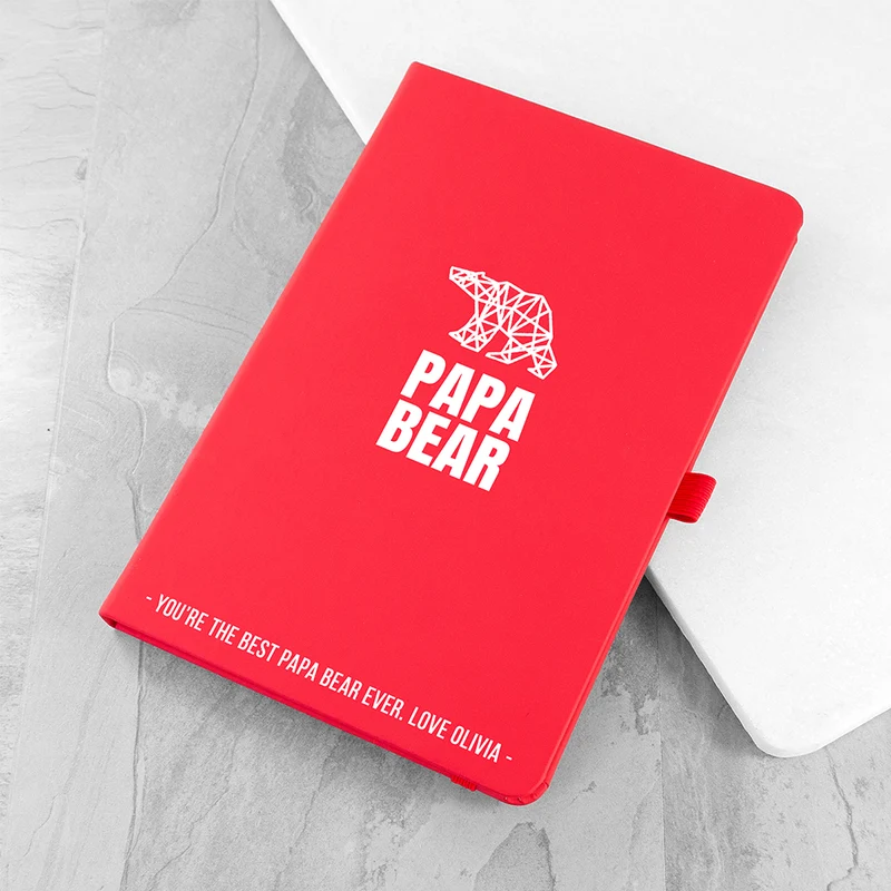 Personalised Personalised Bear A5 Notebook