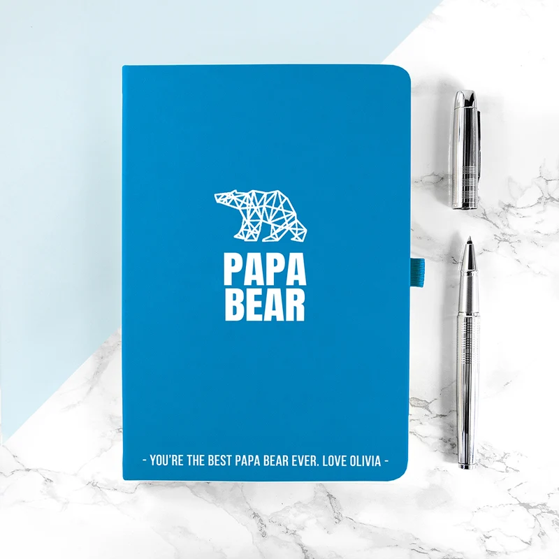 Personalised Personalised Bear A5 Notebook