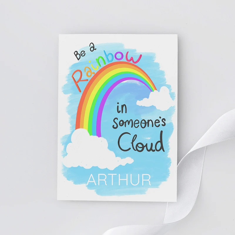 Personalised Personalised Be A Rainbow Framed Print