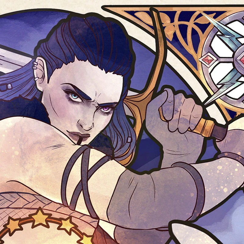 Critical Role Kunstdruck Ashley Johnson: 10th Anniversary