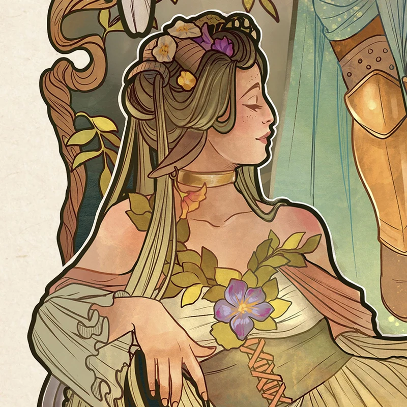 Critical Role Kunstdruck Ashley Johnson: 10th Anniversary