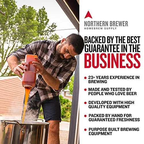 Northern Brewer - Essential Brew. Share. Enjoy. HomeBrewing Starter Set, Equipment and Recipe for 5 Gallon Batches (Block Party Amber)