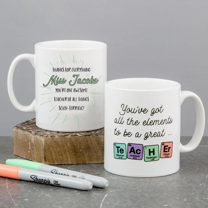 Personalised World's Best Science Teacher Mug & Coaster Gift Set