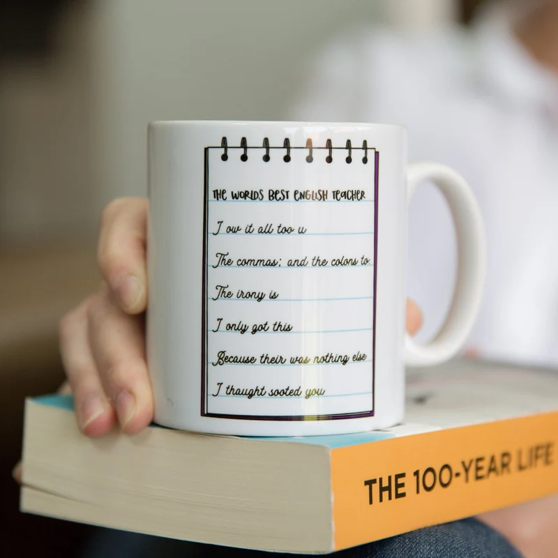 Personalised World's Best English Teacher Gift