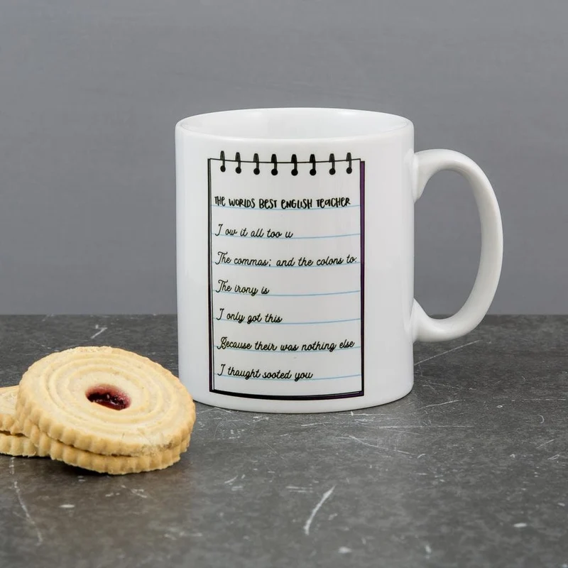 Personalised World's Best English Teacher Gift