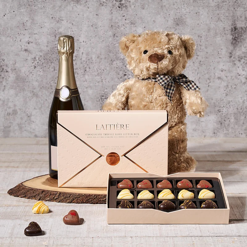Champagne & Teddy Gift Board