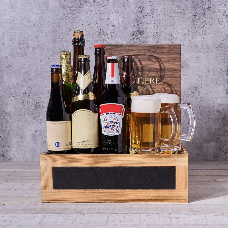 Large Beer & Glass Gift Box