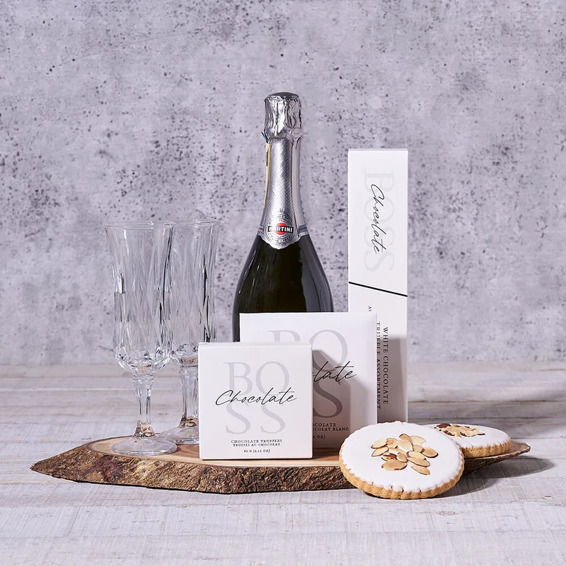 Sparkling Wine & Dessert Gift Board