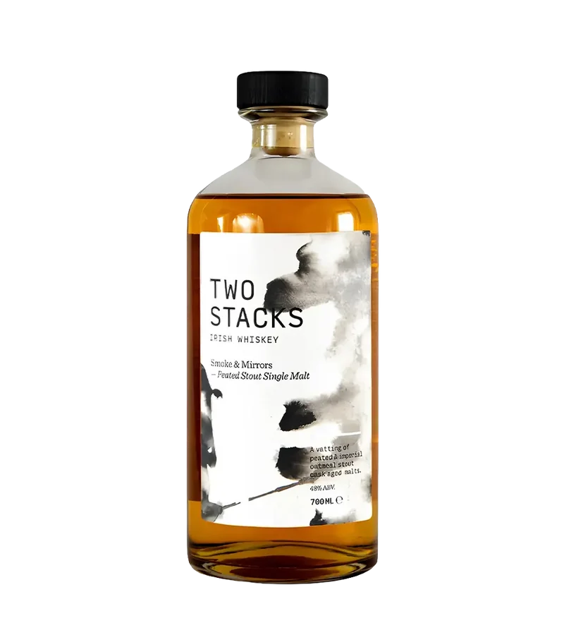 Two Stacks Smoke & Mirrors Peatedcent Stout Whisky 700ml