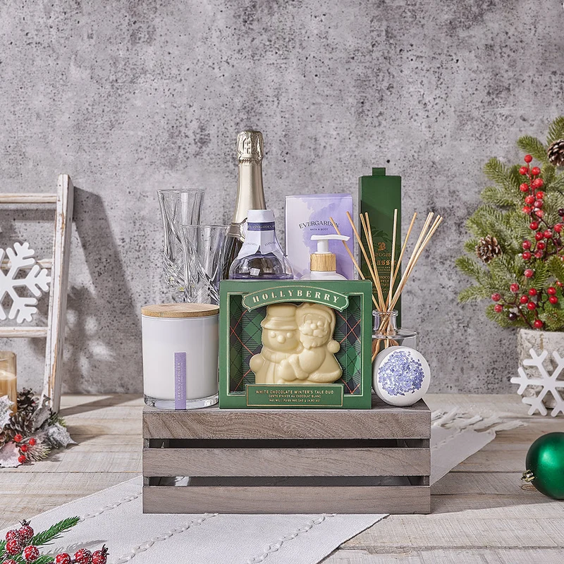 Festive Champagne & Spa Gift