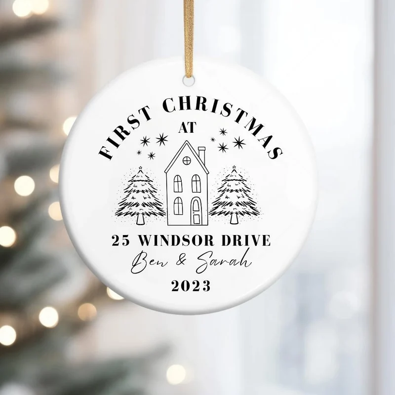 Personalised First Christmas In New Home