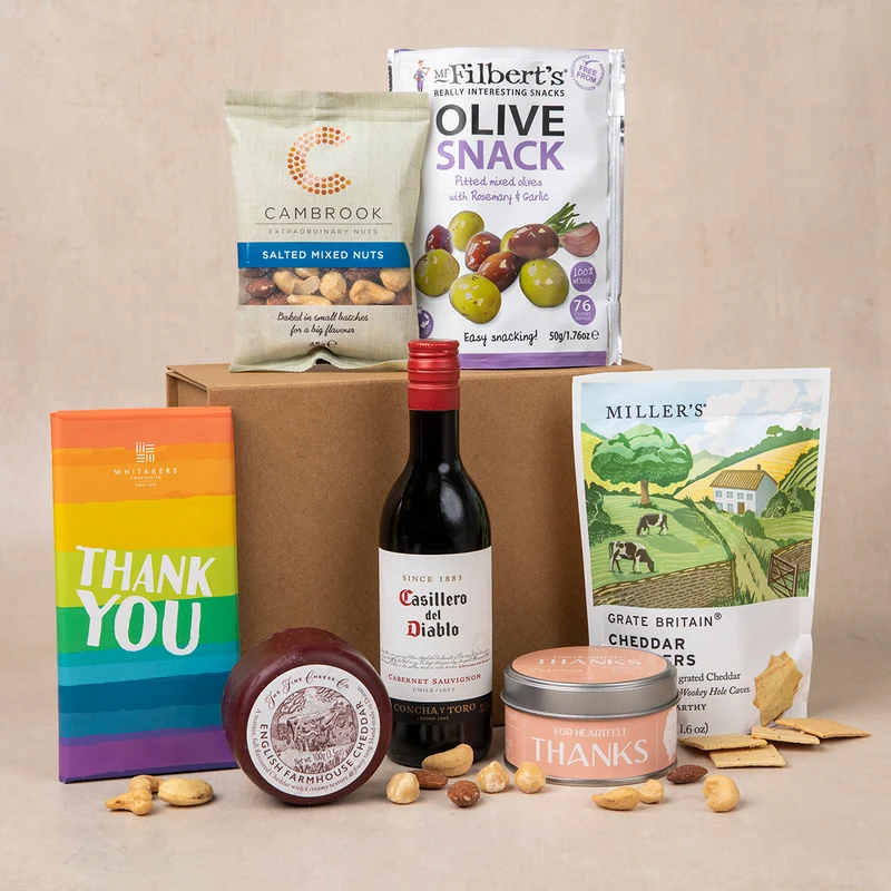 Thank You Cheese and Red Wine Hamper