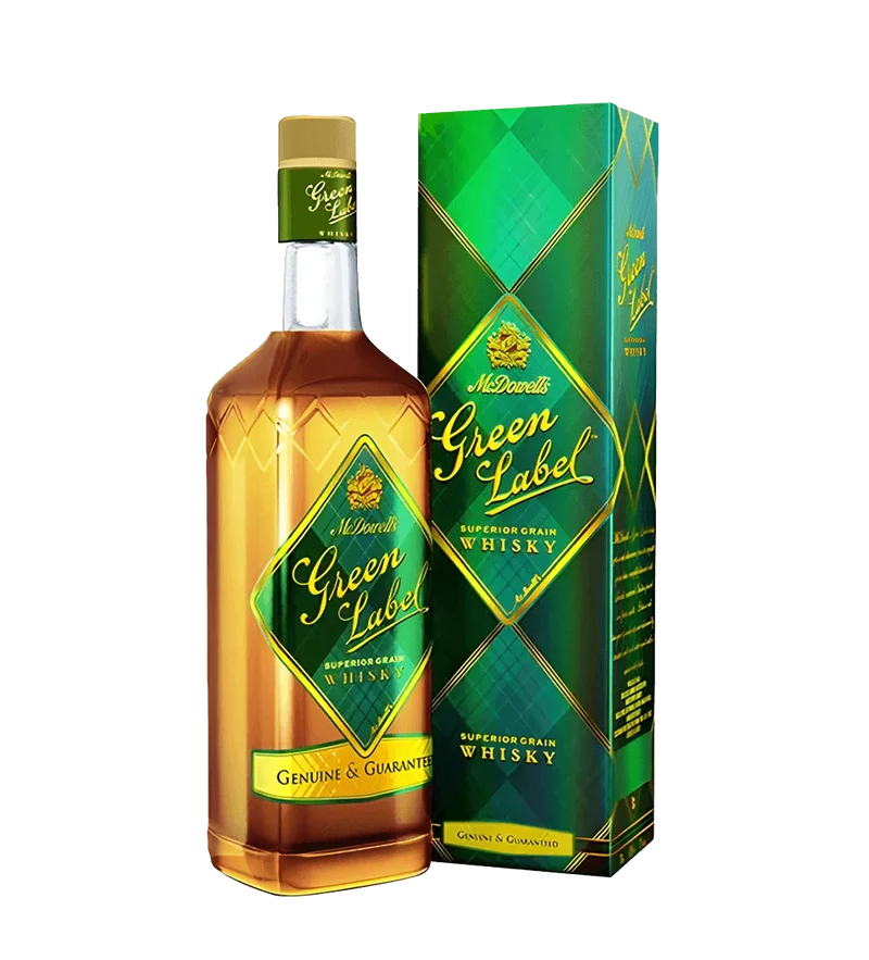 MrDowells Green Label Whisky 750ml