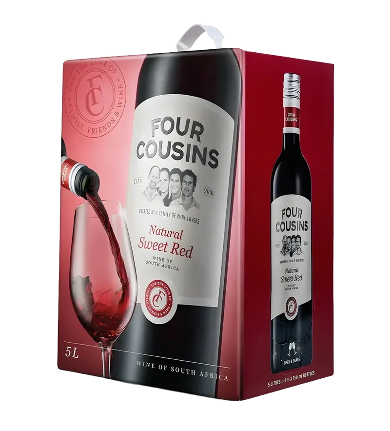 Four Cousins Sweet Red 5L
