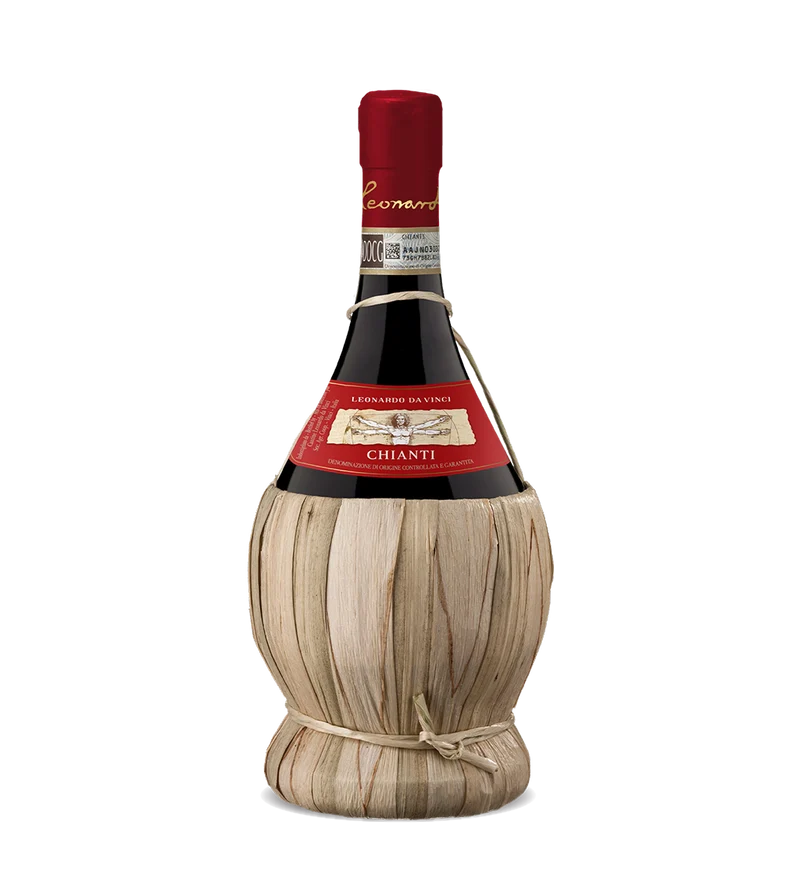 Leonardo Chianti Straw Flask 750ml