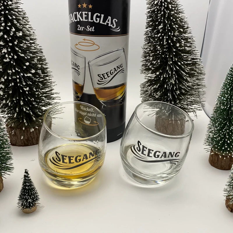 Wackelglas „Seegang“