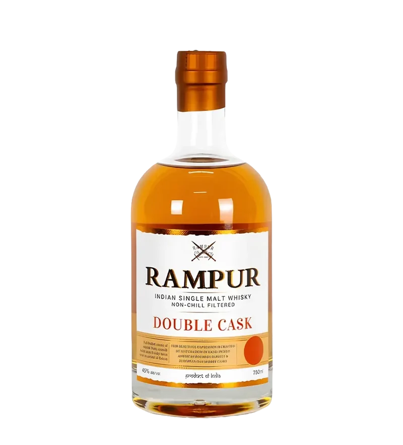 Rampur Single Malt Double Cask with Canister 750ml