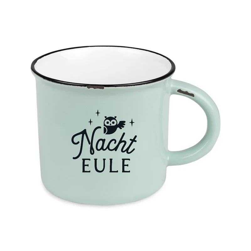 Tasse „Nachteule“ Vintagebecher