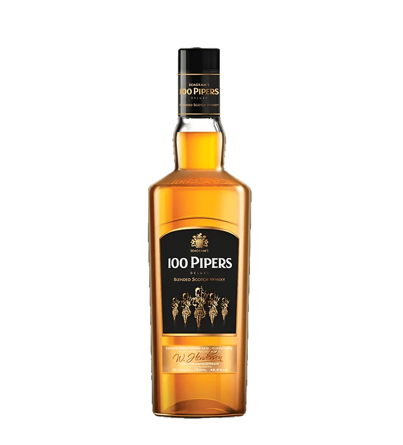 100 Pipers Blended Scotch Whisky 1L