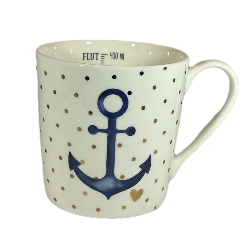 Tasse, Becher „blauer Anker“