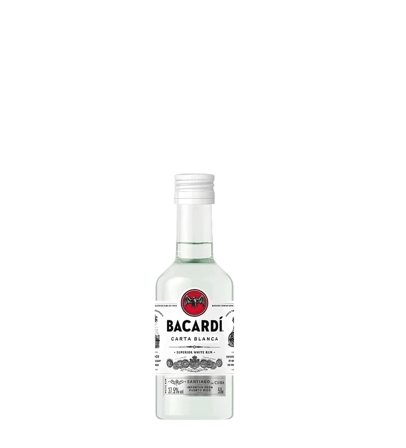 Bacardi Carta Blanca Rum 50ml